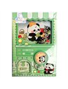 Chibi world - carnet gashsapo vert panda - sycomore