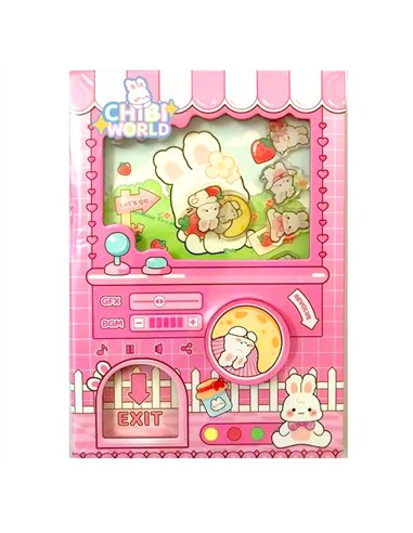 Chibi world - carnet gashsapo rose lapin - sycomore