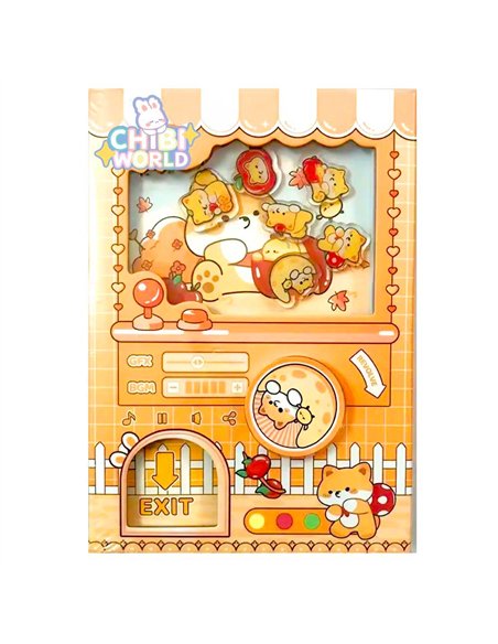 Chibi world - carnet gashsapo orange chien shiba - sycomore