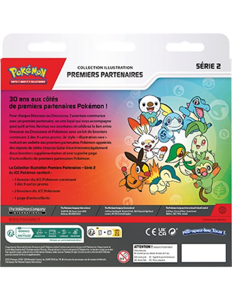 Pokémon : Coffret Illustration Premiers Partenaires Série 2