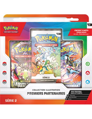 Pokémon : Coffret Illustration Premiers Partenaires Série 2