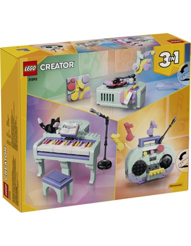 LEGO 31392 Décoration musicale : piano et chat