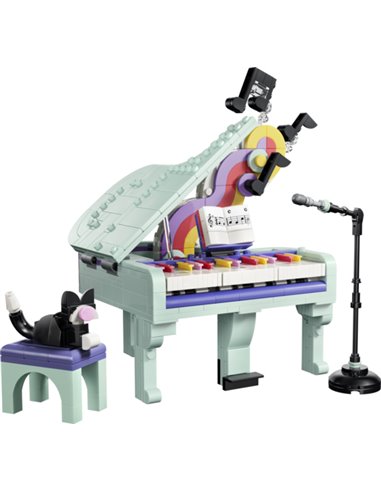 LEGO 31392 Décoration musicale : piano et chat