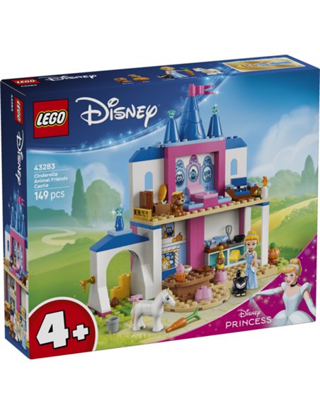 LEGO disney 43283 Château de Cendrillon et ses amis animaux 