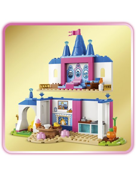 LEGO disney 43283 Château de Cendrillon et ses amis animaux 
