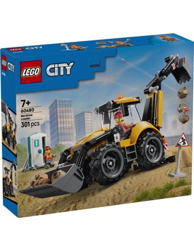 LEGO city 60480 Le tractopelle jaune