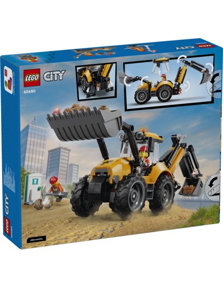 LEGO city 60480 Le tractopelle jaune