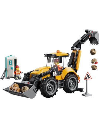 LEGO city 60480 Le tractopelle jaune