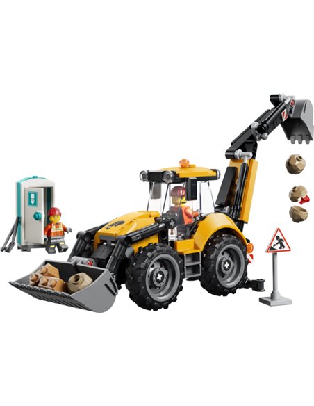 LEGO city 60480 Le tractopelle jaune