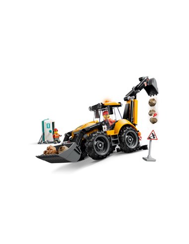 LEGO city 60480 Le tractopelle jaune
