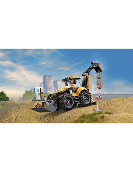 LEGO city 60480 Le tractopelle jaune