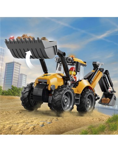 LEGO city 60480 Le tractopelle jaune