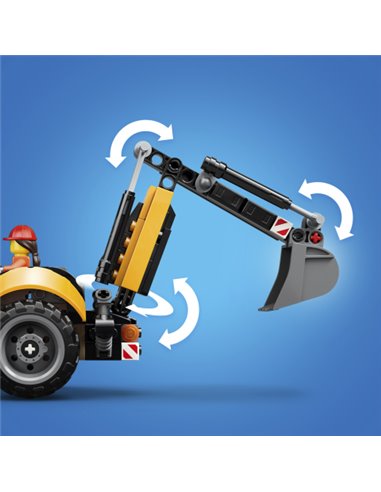 LEGO city 60480 Le tractopelle jaune