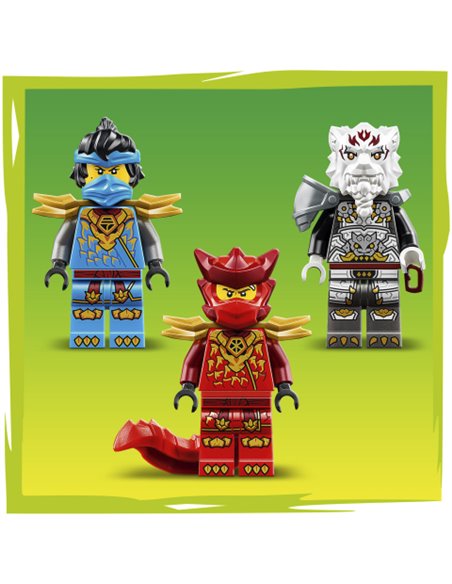 LEGO ninjago 71863 Zilvar et Grimtak la bête draconique