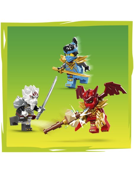 LEGO ninjago 71863 Zilvar et Grimtak la bête draconique