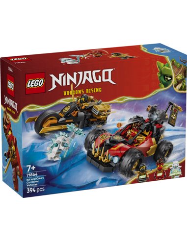 LEGO Ninjago 71864 Véhicules combinables de Kai et Cole