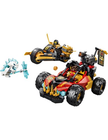 LEGO Ninjago 71864 Véhicules combinables de Kai et Cole
