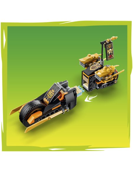 LEGO Ninjago 71864 Véhicules combinables de Kai et Cole