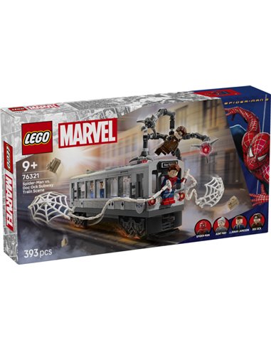 LEGO Marvel 76321 La scène du train de Spider-man