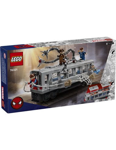LEGO Marvel 76321 La scène du train de Spider-man