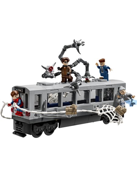 LEGO Marvel 76321 La scène du train de Spider-man