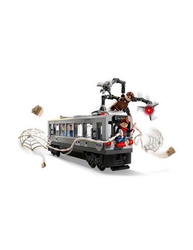 LEGO Marvel 76321 La scène du train de Spider-man