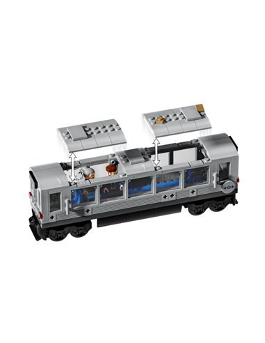 LEGO Marvel 76321 La scène du train de Spider-man