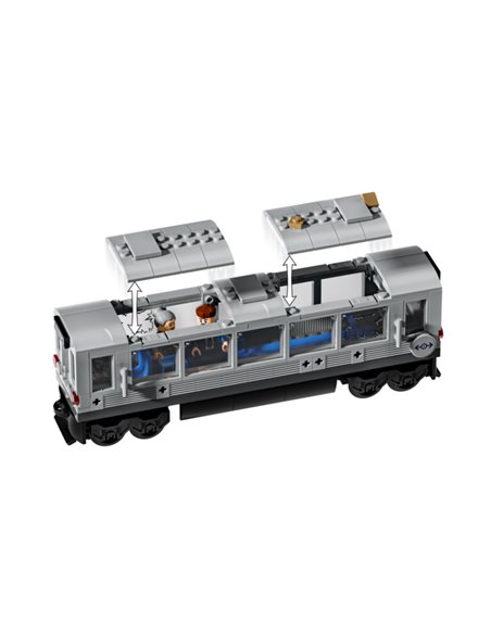 LEGO Marvel 76321 La scène du train de Spider-man