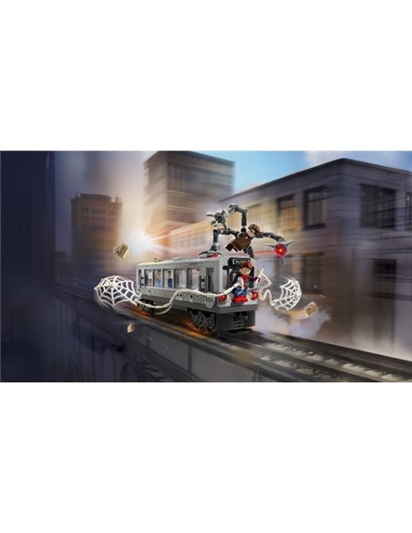 LEGO Marvel 76321 La scène du train de Spider-man