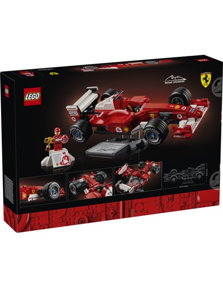 LEGO icons 11375 Ferrari F2004 et Michael Schumacher