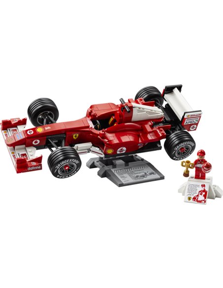 LEGO icons 11375 Ferrari F2004 et Michael Schumacher