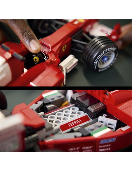LEGO icons 11375 Ferrari F2004 et Michael Schumacher