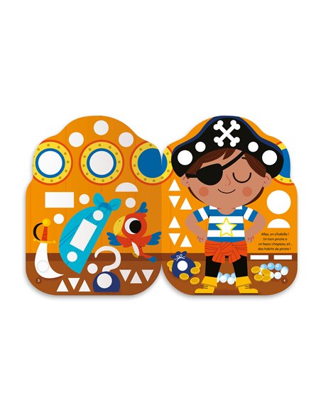 GOMMETTES FORMES - L'AVENTURE DE PETIT PIRATE