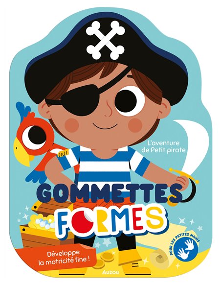GOMMETTES FORMES - L'AVENTURE DE PETIT PIRATE