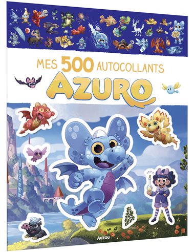500 AUTOCOLLANTS AZURO