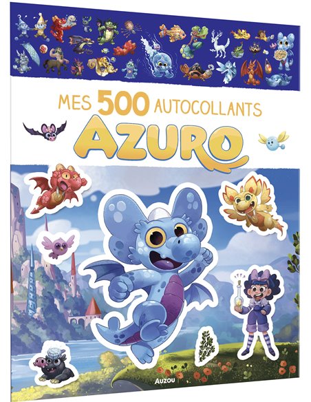 500 AUTOCOLLANTS AZURO