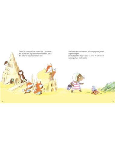 PETITE TAUPE ET LE CONCOURS DE CHÂTEAUX DE SABLE