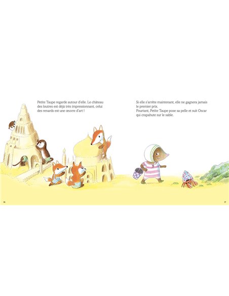 PETITE TAUPE ET LE CONCOURS DE CHÂTEAUX DE SABLE