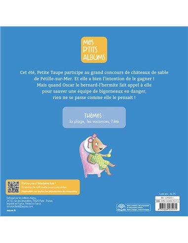 PETITE TAUPE ET LE CONCOURS DE CHÂTEAUX DE SABLE