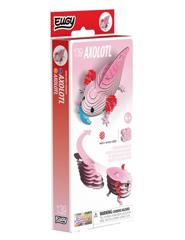 Eugy 3D Modèle: ANIMAL MARIN - AXOLOTH