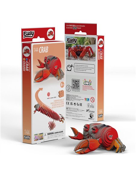 Eugy 3D Modèle: ANIMAL MARIN - CRABE