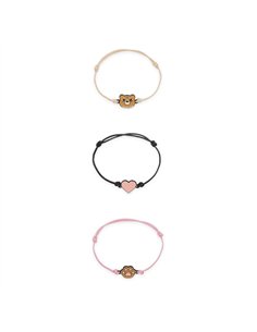 Better together - set of 3 bracelets - teddy bear - legami 2