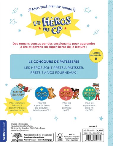 LES HÉROS DU CP - SUPER DÉBUTANT - LE CONCOURS DE PÂTISSERIE