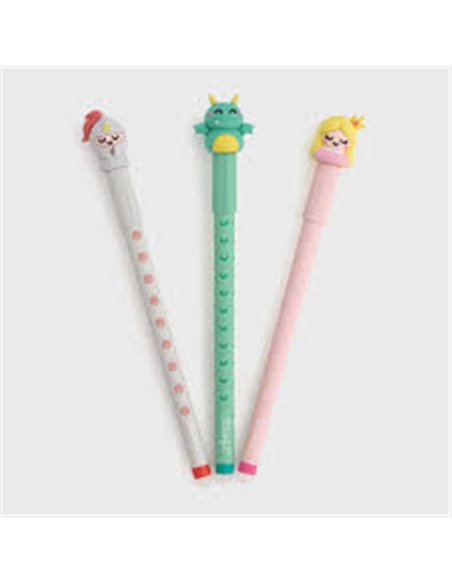 Set de 3 stylos effaçables bo-bo – contes de fées - mr wonderful