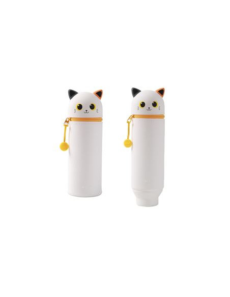 Trousse en silicone - Chat Orange iTOTAL