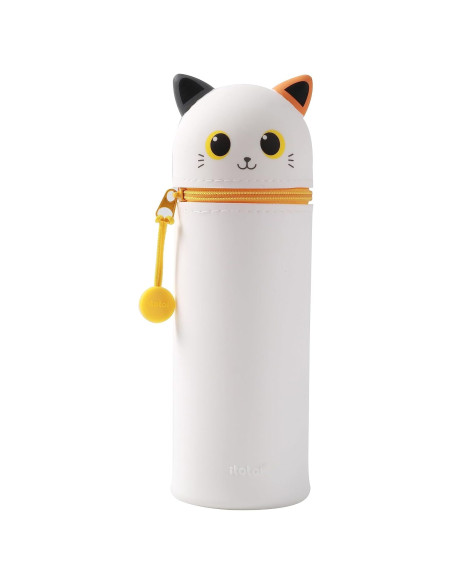 Trousse en silicone - Chat Orange iTOTAL