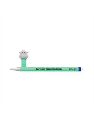 Stylo effaçable Bo-Bo hippo - You’re my favourite splash - Mr Wonderful