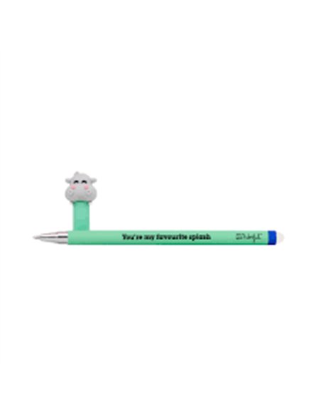 Stylo effaçable Bo-Bo hippo - You’re my favourite splash - Mr Wonderful
