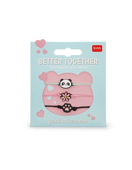 Set de 3 Bracelets - Panda - Set of 3 Bracelets - Legami
