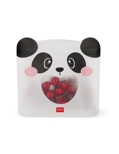 Set de 3 Pochettes Réutilisables pour Aliments - Panda - Snack Bags - Legami